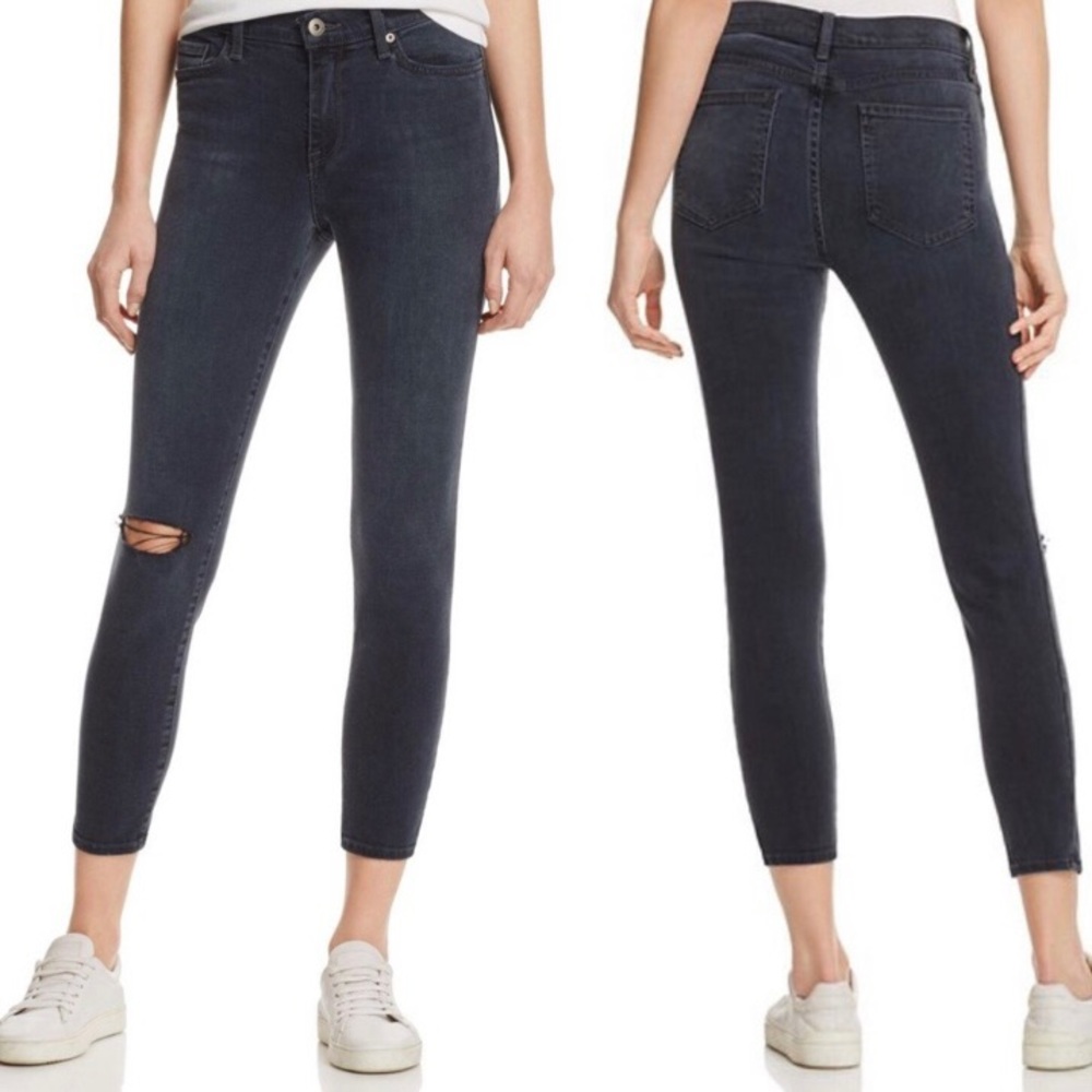 Pistola Haisley Ankle Skinny Jeans Women’s Size 32 Distressed Stretch Denim